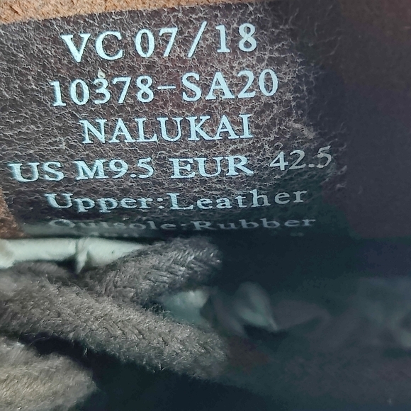 Olukai Nalukai  Slides Drop in Heel Brown Leather Slip On Loafer Men's Shoe 9.5M - Picture 12 of 12